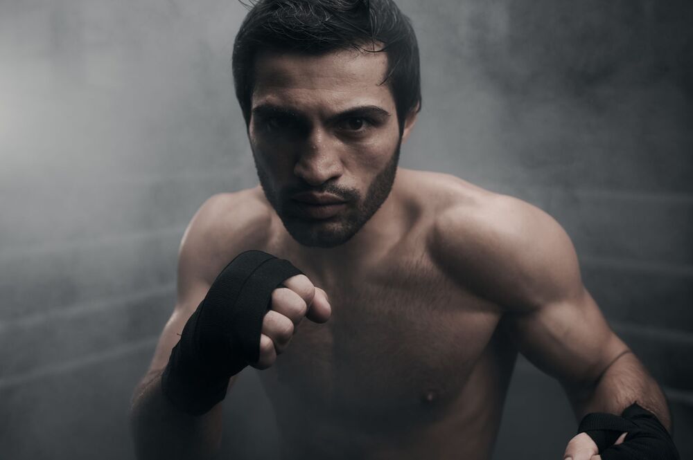 Boxing, professional fighter