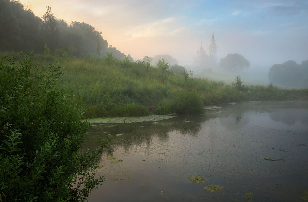 Летнее утро в с. Валищево