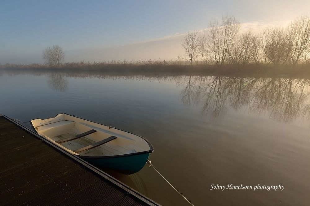 Morning in Noordschote (Belgium).