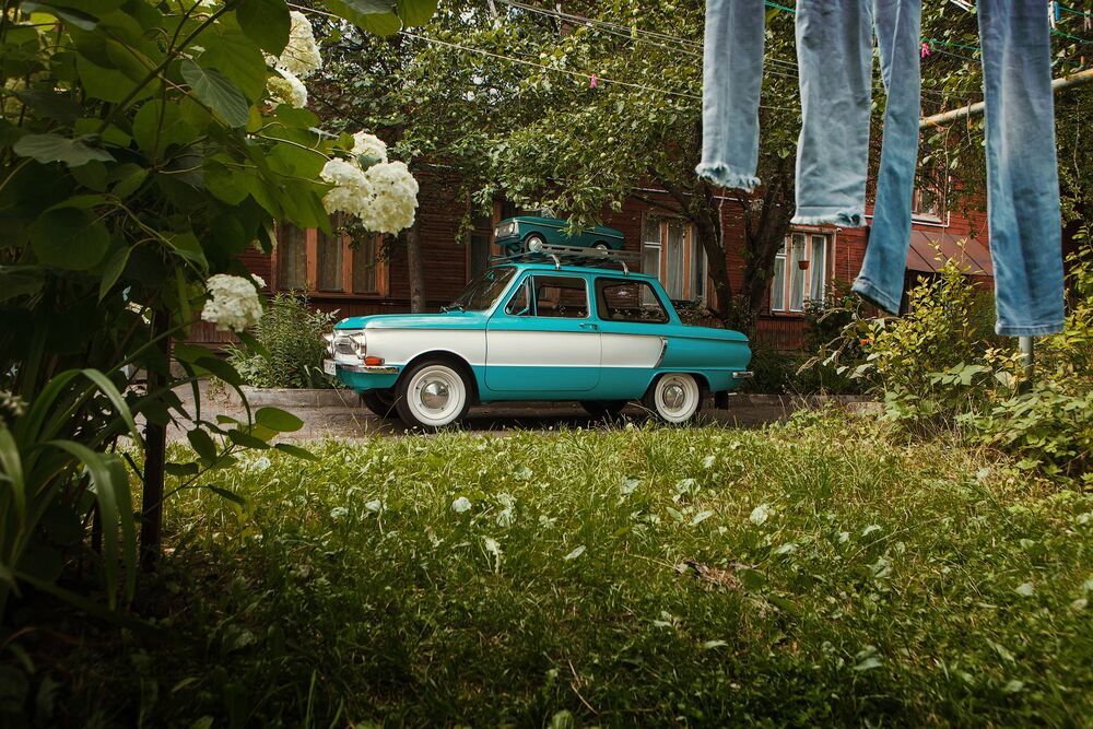 портрет, пейзаж и восемь автомобилей