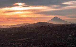Район каньона Опасный (вулкан Мутновский), если не ошибаюсь, то в кадре Опала