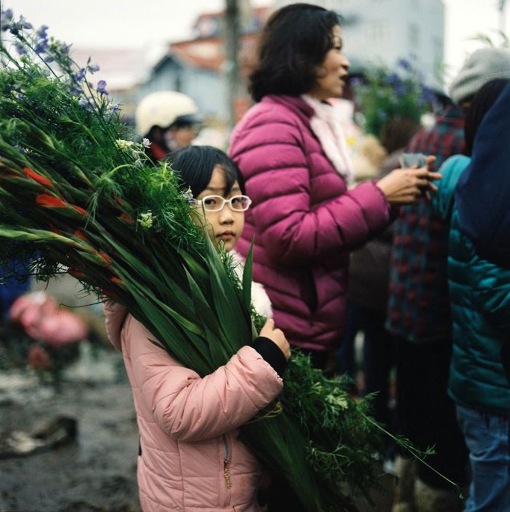 Quang Ba Flower market on Lunar New Year 2012