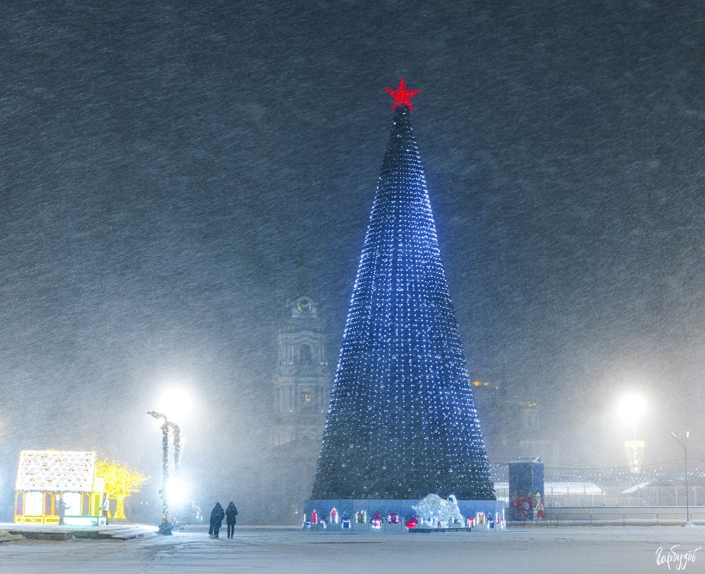 Снегопад в Туле
