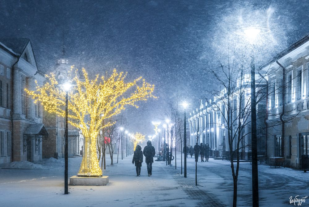 Снегопад в Туле