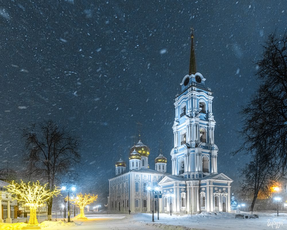 Снегопад в Туле