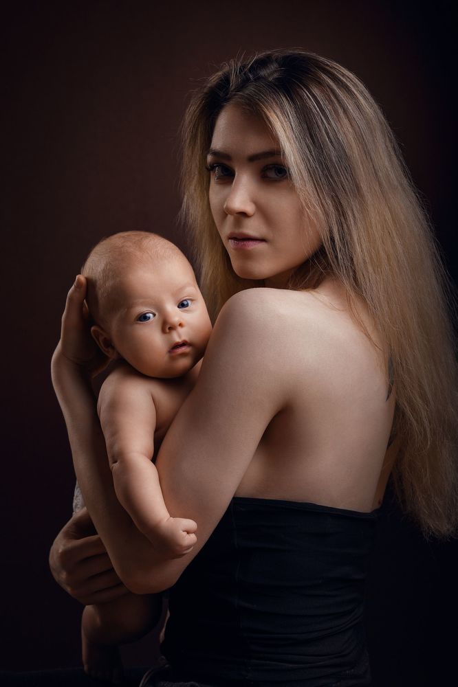 Michael and his mother
