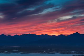 Закат на Мишенной сопке