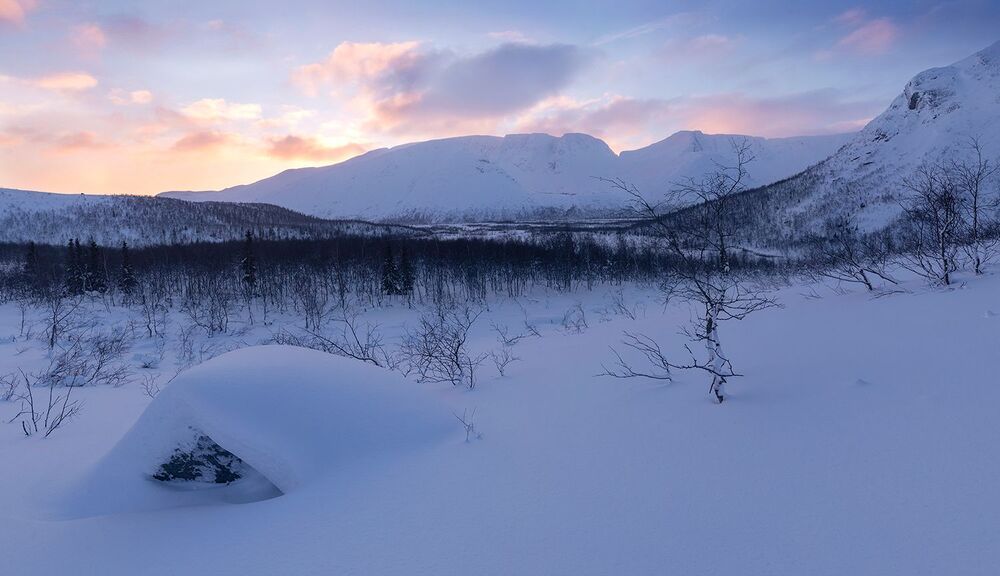 Закат в Хибинах