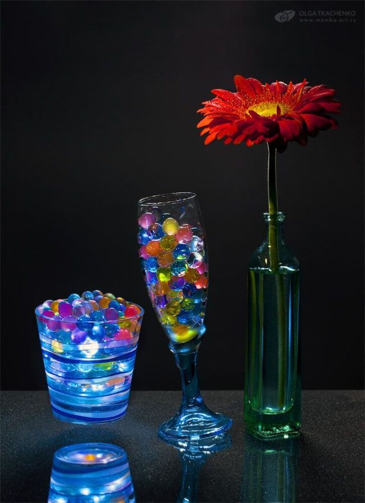 Flying glass