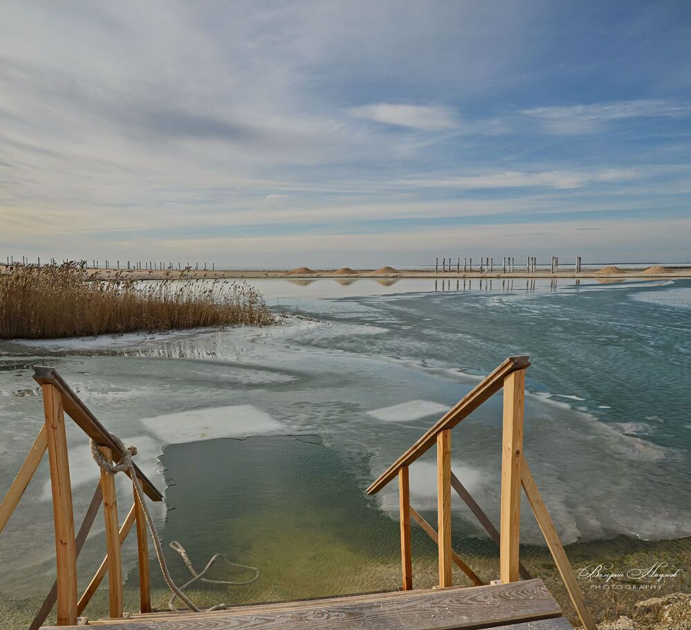 Купель в глицериновом озере