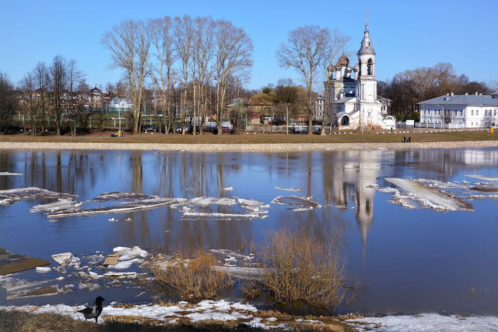 Ледоход на Вологде