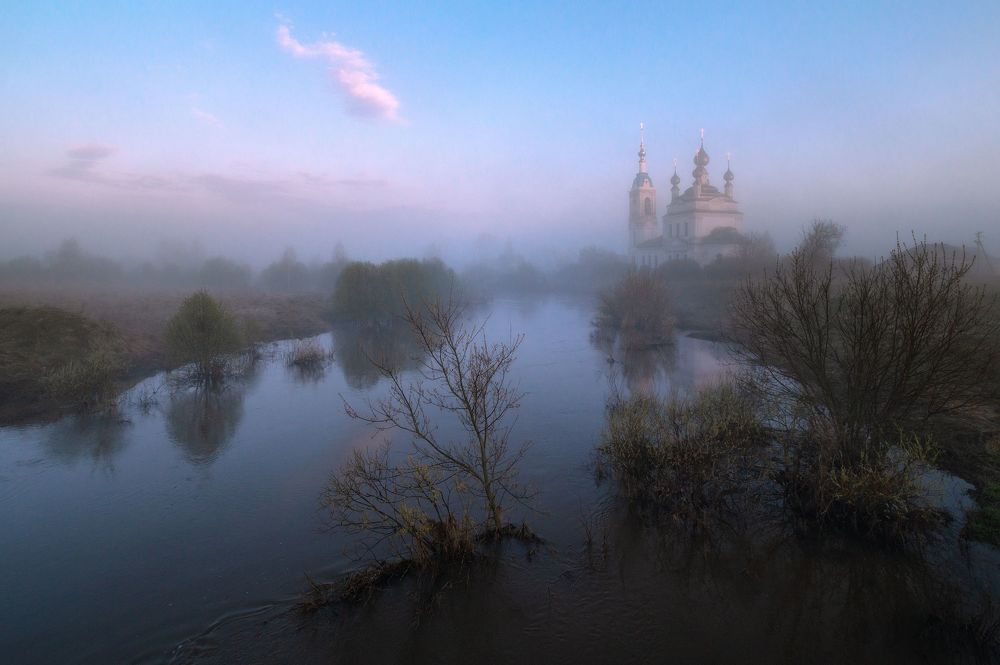 Весеннее утро в с. Савинское