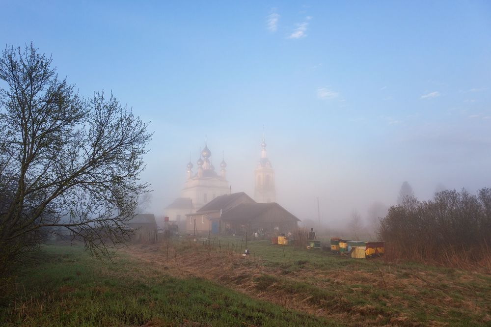 Весеннее утро в с. Савинское