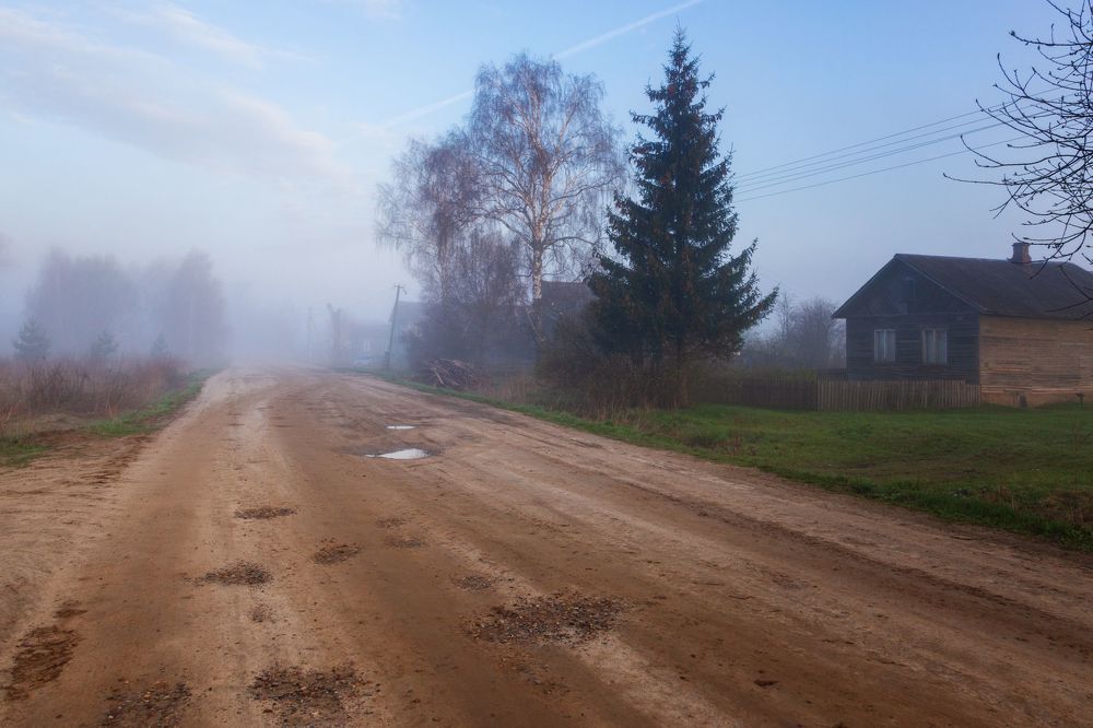 Весеннее утро в с. Савинское