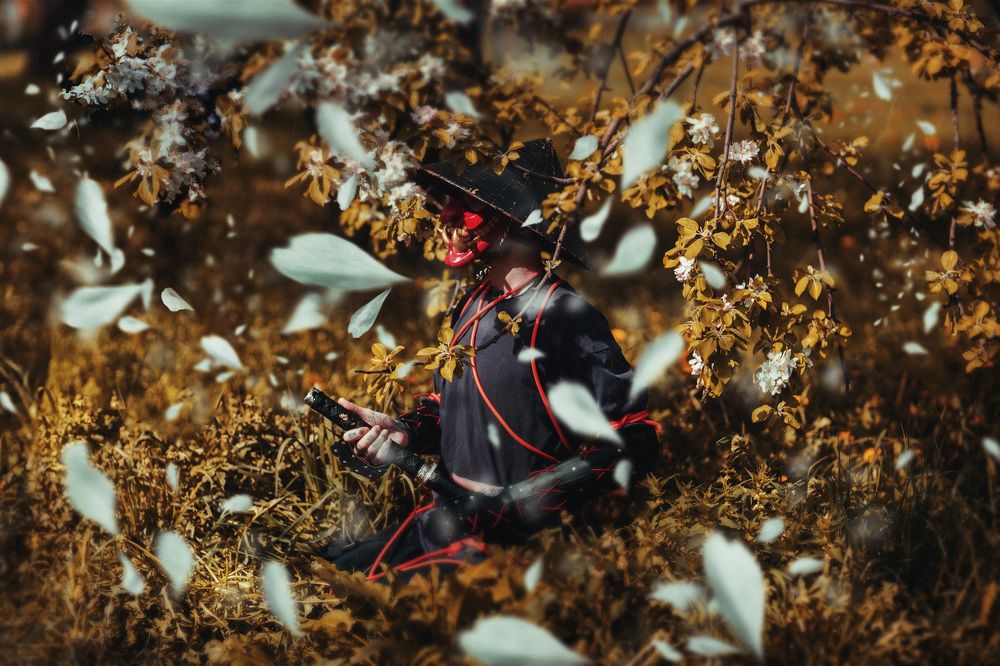 .contemplating death.