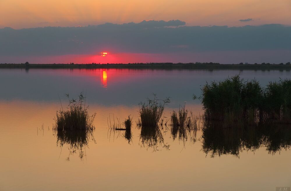 Закат на Круглоозере