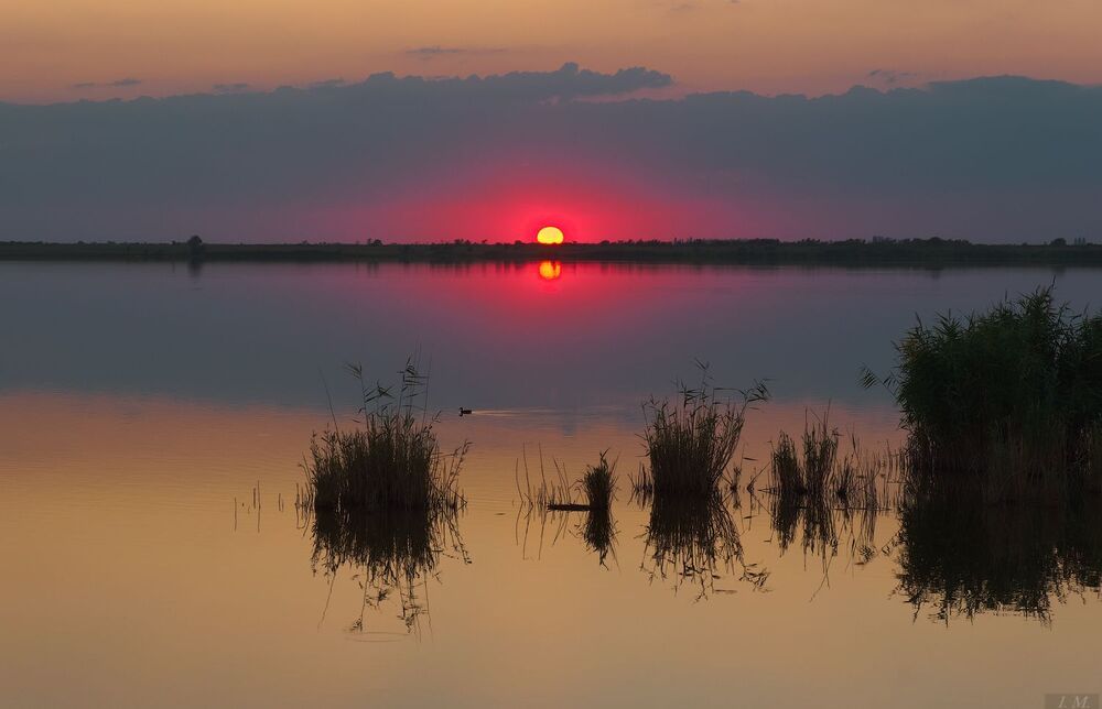 Закат на Круглоозере