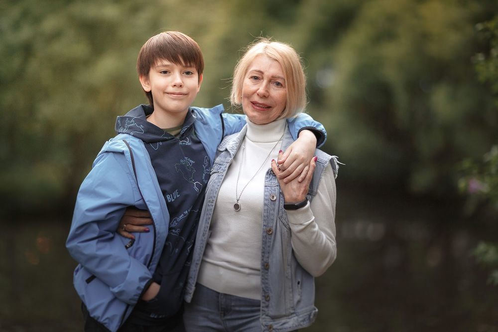 С бабулей