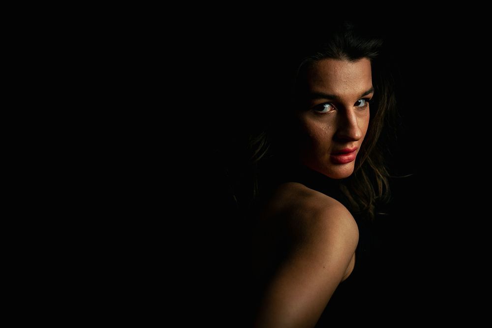Girl at studio