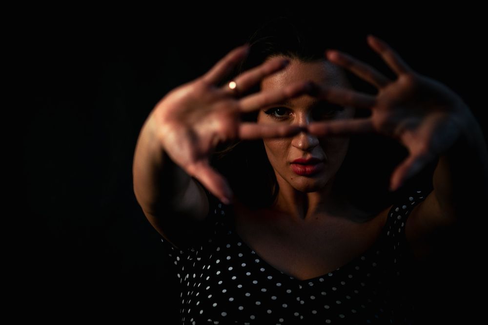 Girl at studio