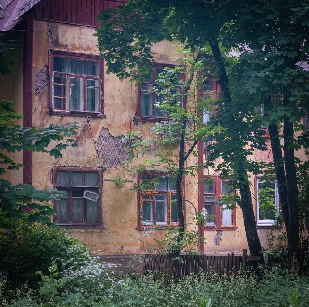 Лето. Винтажная улица