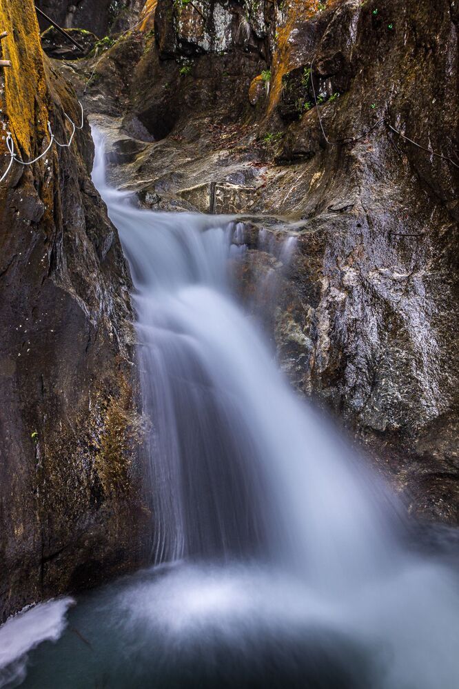 The Georges du Triege waterfall