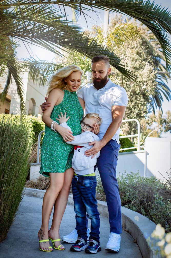 Beautiful Belarusian family.