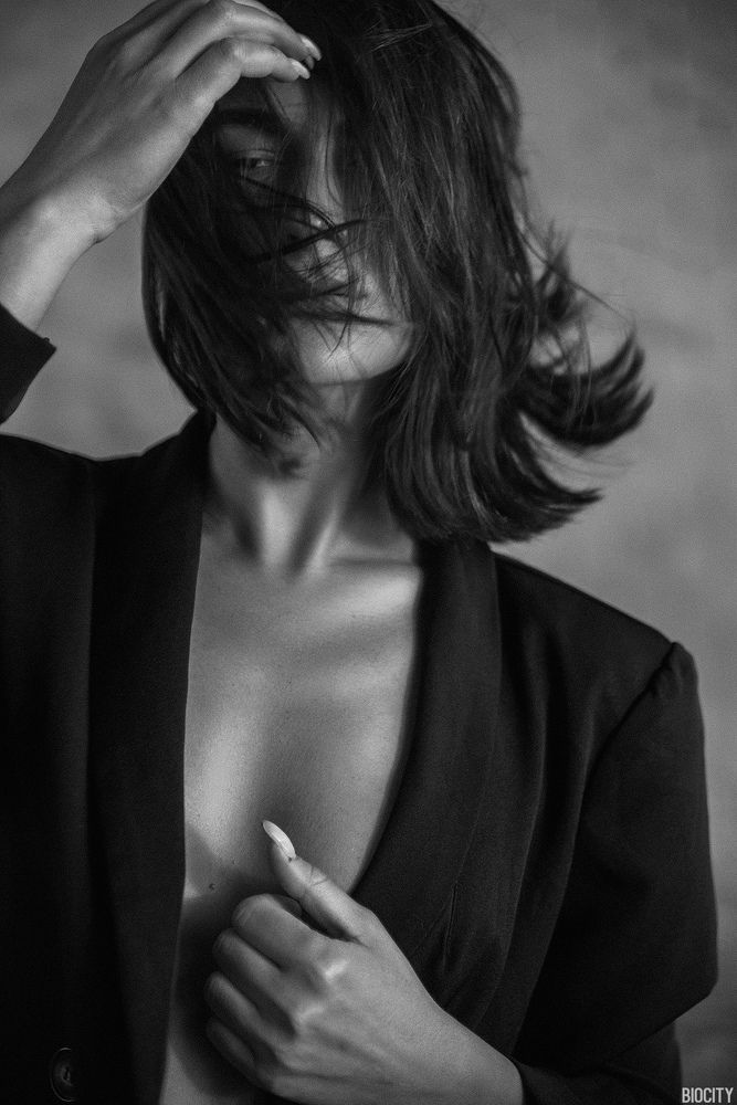 wind in her hair