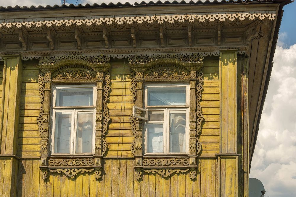 Гороховец - деревянные дома