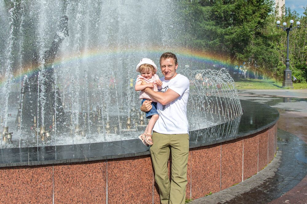 Под Радугой с папой