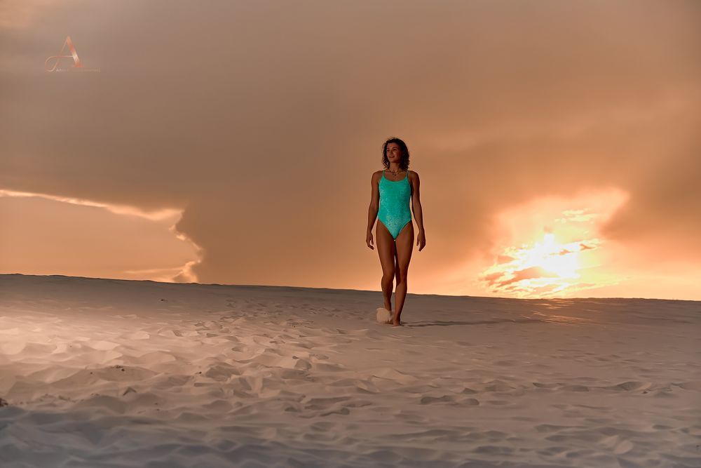 Alexandra in the dunes