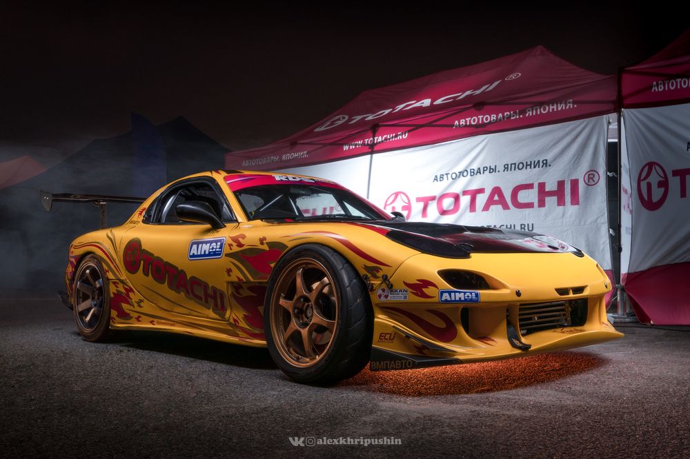 Drift car Mazda RX-7