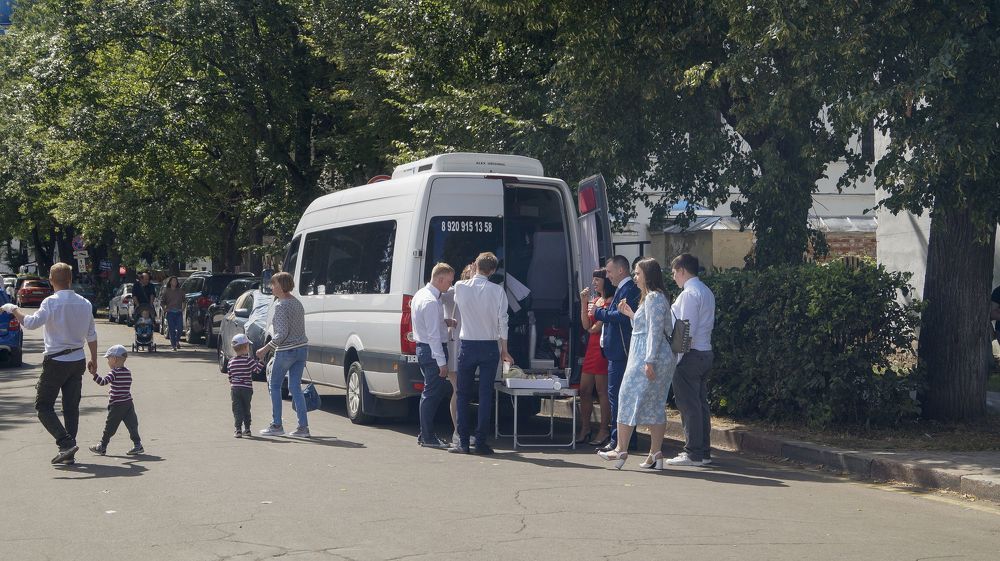 Жители города Суздаль