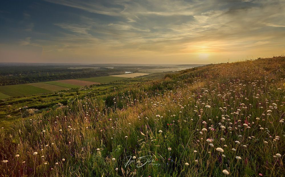 Magestic sunrises over Dniester river II