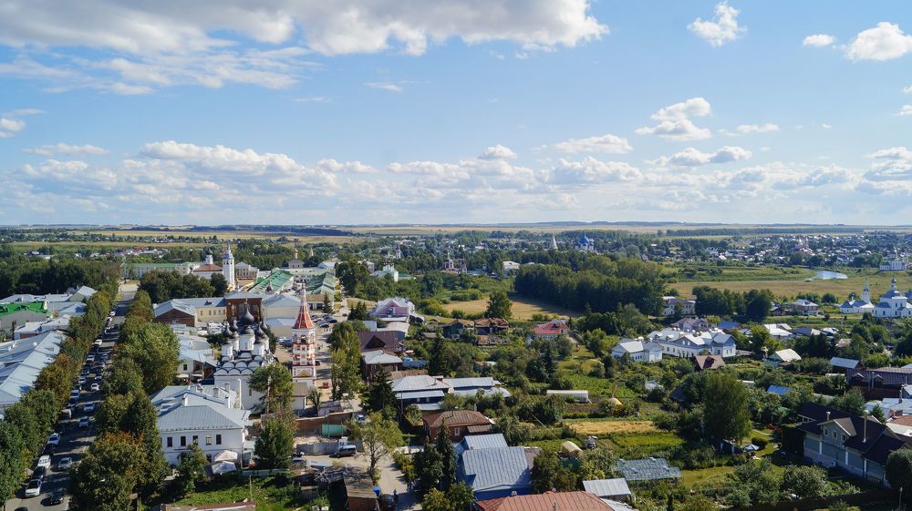 Владимирская область, Суздаль. Ризоположенский женский монастырь. Колокольня Евфросинии Суздальской