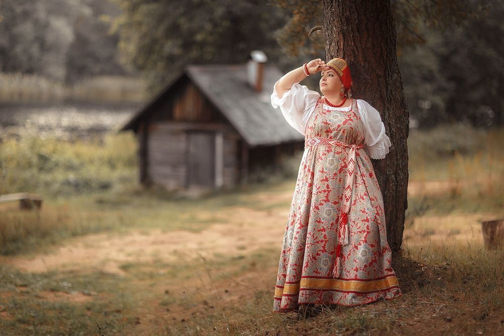 Пока топилась баня...