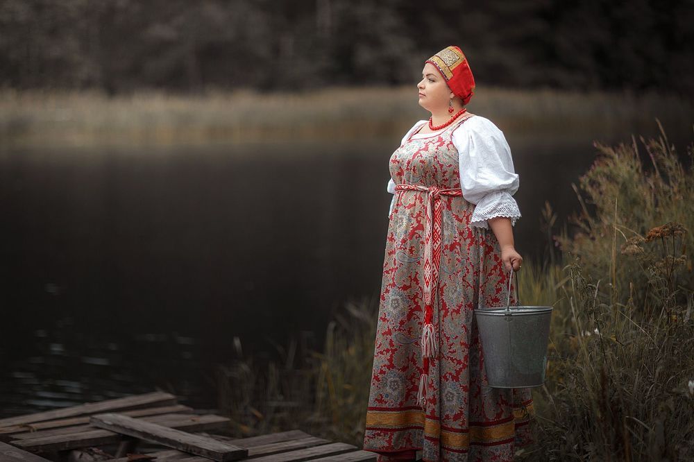 Пока топилась баня...