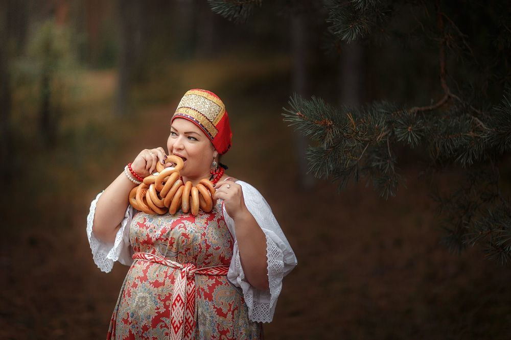 Пока топилась баня...