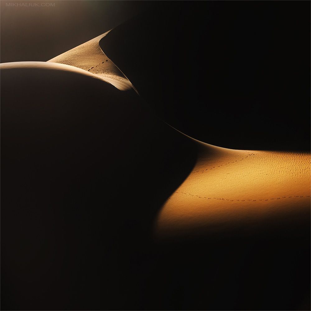 Abstraction. Squared Sahara Desert.