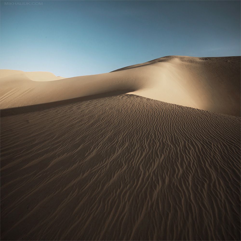 Abstraction. Squared Sahara Desert.
