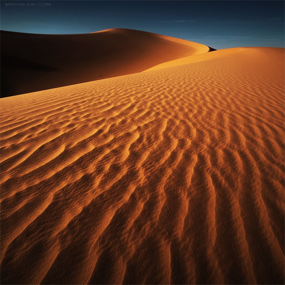 Abstraction. Squared Sahara Desert.