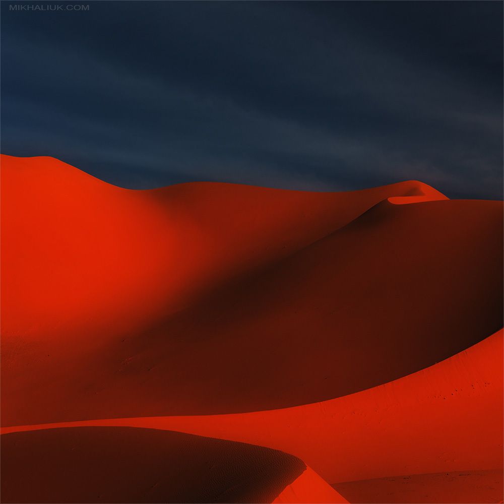 Abstraction. Squared Sahara Desert.