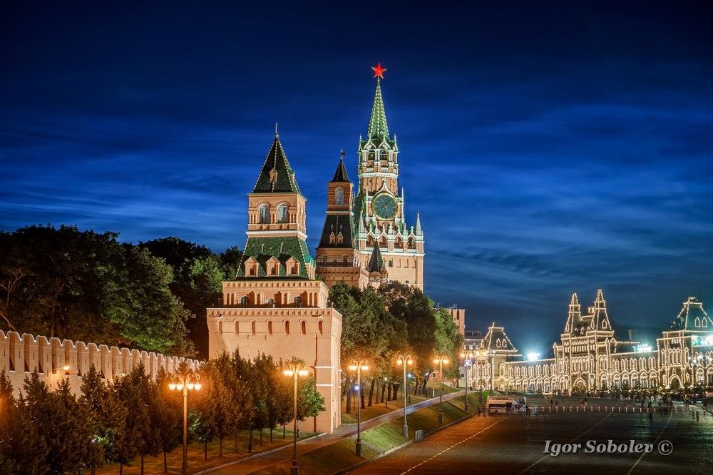 Серебристые облака в Москве