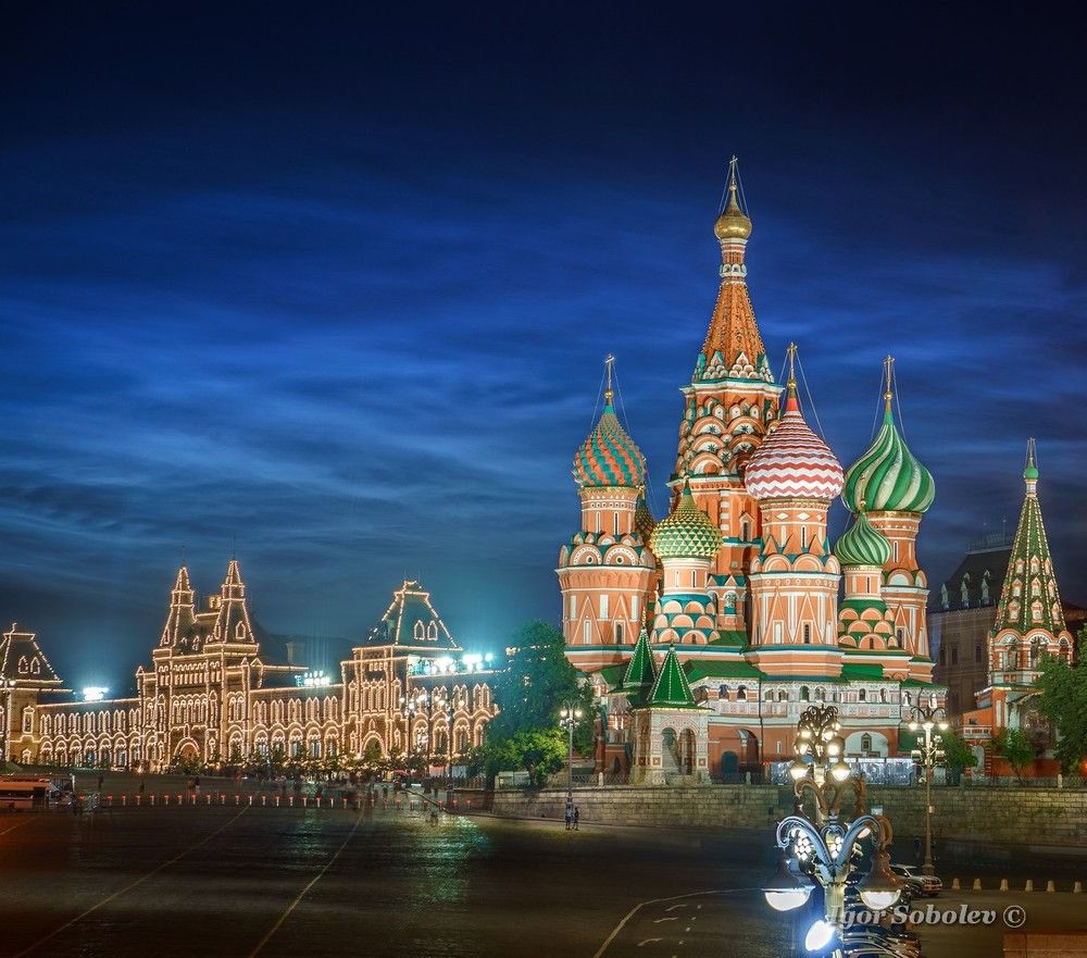 Серебристые облака в Москве