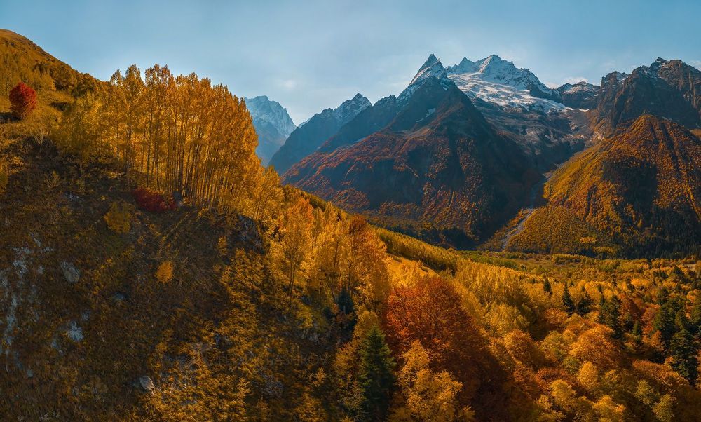 Осень в Домбае
