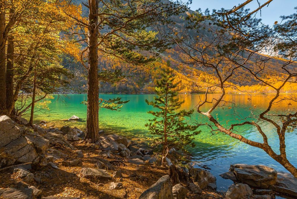 Осень в Домбае
