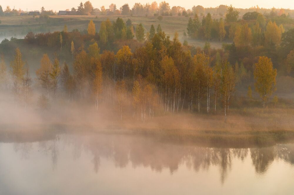 Утро в долине.