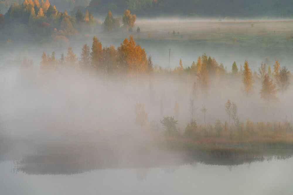 Утро в долине.