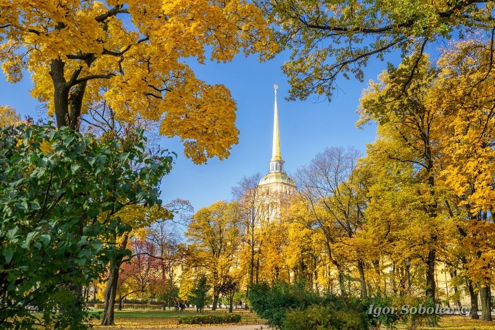 Золотая осень в Санкт-Петербурге