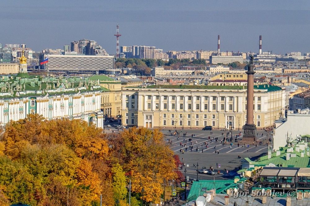 Золотая осень в Санкт-Петербурге